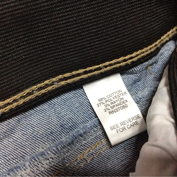 Cato 12p Women's Straight Leg Blue Jeans (0205) - Picture 6 of 10